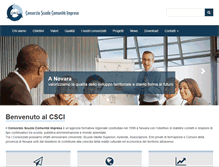 Tablet Screenshot of cscinovara.it
